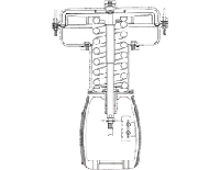 Model 2800 Single-spring type Diaphragm Actuators