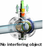 Eccentric Rotary Plug Valve Opened